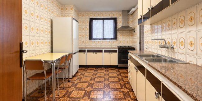 Cocina retro setentera impecable
